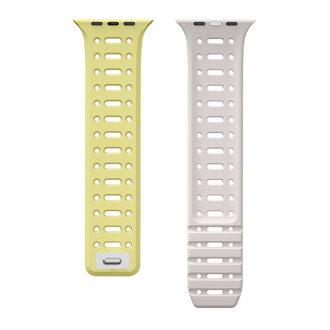 Apple Watch 7 45mm Zore KRD-124 Silikon Kordon Strap Kayış Apple Watch 7 45mm Zore KRD-124 Silikon Kordon Strap Kayış