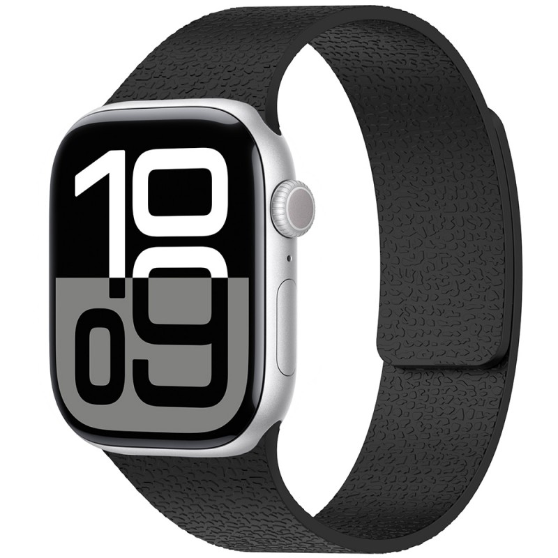 Bal-z Apple Watch 7 45mm Zore KRD-136 Kabartma Desenli Silikon Kordon