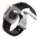 Apple Watch 7 45mm Zore KRD-145 Metal Tokalı Silikon Kordon Apple Watch 7 45mm Zore KRD-145 Metal Tokalı Silikon Kordon