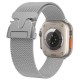 Apple Watch 7 45mm Zore KRD-25 Metal Hasır Kordon Apple Watch 7 45mm Zore KRD-25 Metal Hasır Kordon