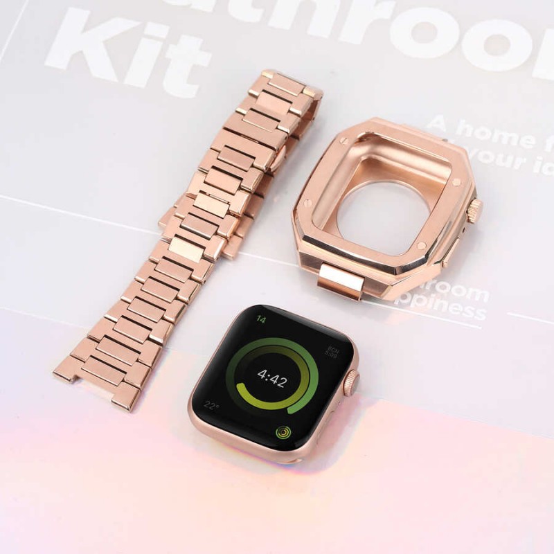 Bal-z Apple Watch 7 45mm  KRD-64 Metal Kordon