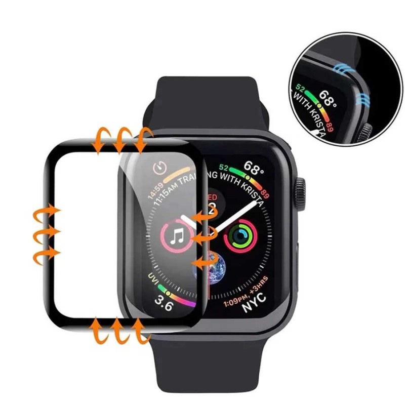 Bal-z Apple Watch 7 45mm  PMMA Pet Saat Ekran Koruyucu