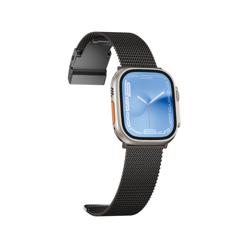 Bal-z Apple Watch Ultra 49mm Amazing Thing Titan Metal Hasır Kordon