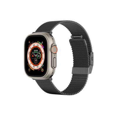Bal-z Apple Watch Ultra 49mm Amazing Thing Titan Metal Hasır Kordon
