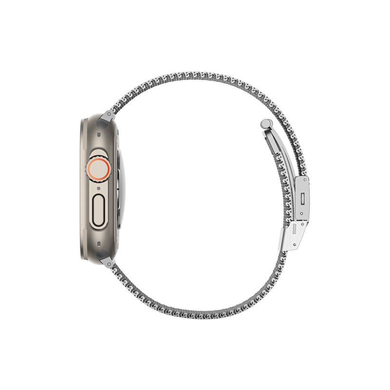 Bal-z Apple Watch Ultra 49mm Amazing Thing Titan Metal Hasır Kordon