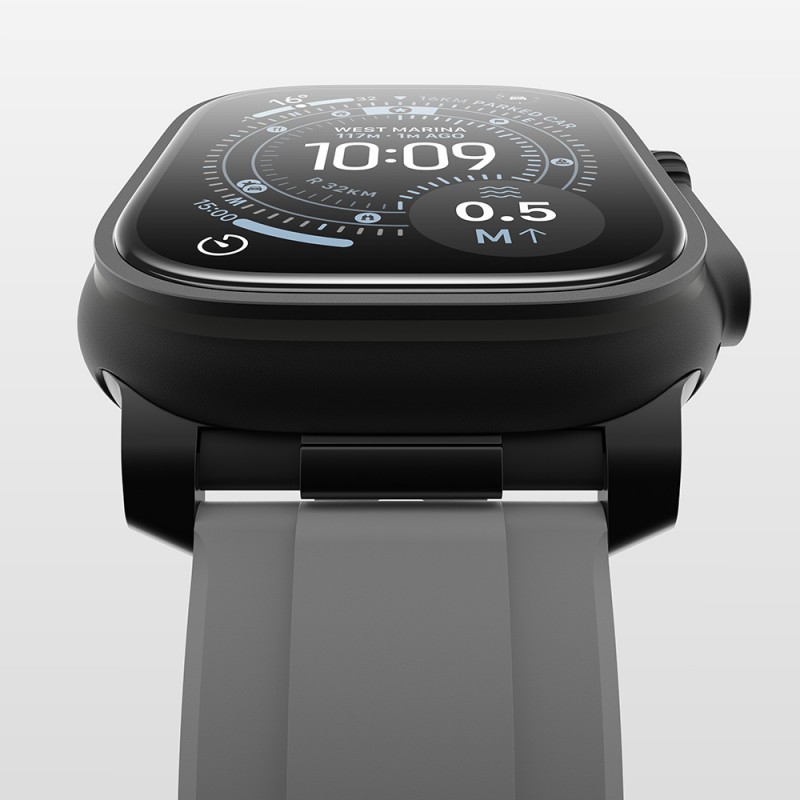 Bal-z Apple Watch Ultra 49mm Amazingthing Radix AccuGuard Serisi Akıllı Saat Temperli Cam Ekran Koruyucu