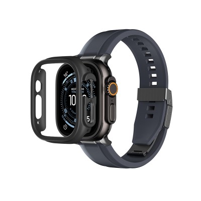 Bal-z Apple Watch Ultra 49mm Amazingthing Radix Minimal FullGuard Sert PC Kasa ve Ekran Koruyucu