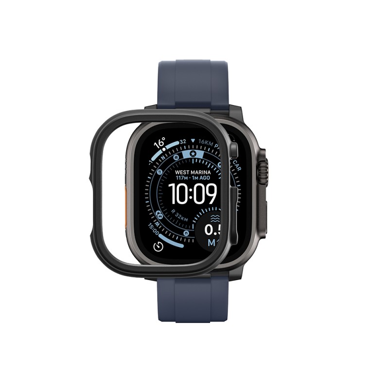 Bal-z Apple Watch Ultra 49mm Amazingthing Radix Minimal FullGuard Sert PC Kasa ve Ekran Koruyucu