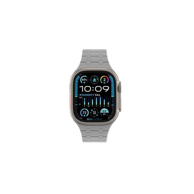 Apple Watch Ultra 49mm Amazingthing Smoothie Sport Magnetik Tak Çıkar Silikon Strap Kayış