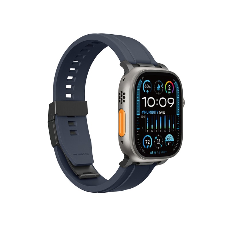 Bal-z Apple Watch Ultra 49mm Amazingthing Titan Chrono Silikon Kordon