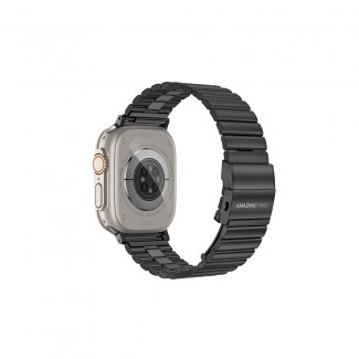 Apple Watch Ultra 49mm Amazingthing Titan Steel Metal Kordon Apple Watch Ultra 49mm Amazingthing Titan Steel Metal Kordon