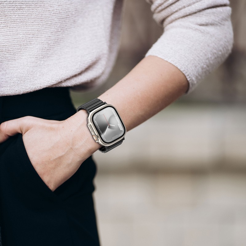 Bal-z Apple Watch Ultra 49mm Amazingthing Titan Steel Metal Kordon