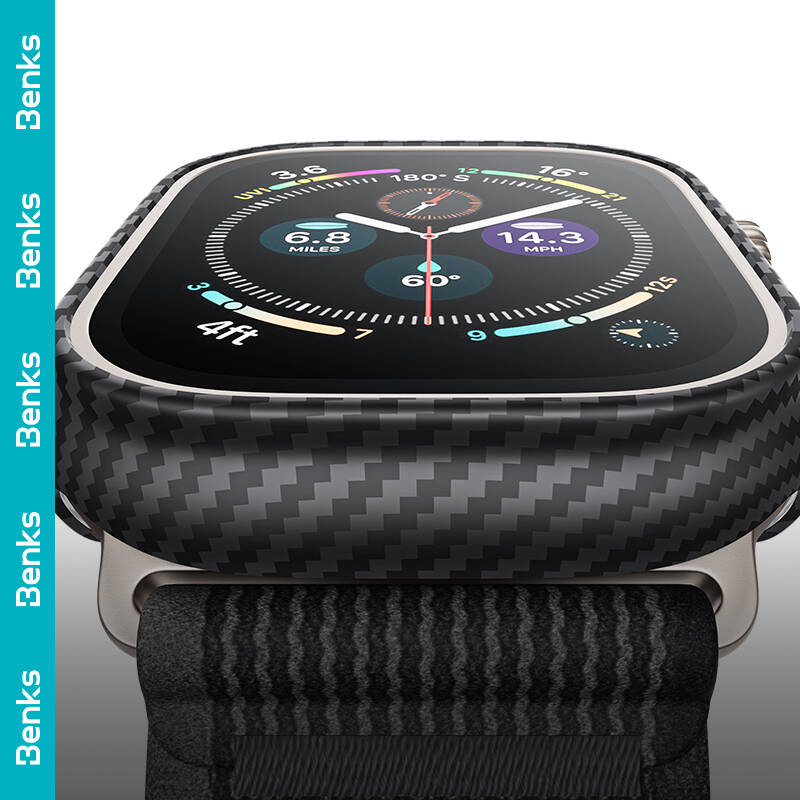 Bal-z Apple Watch Ultra 49mm Benks 600D Kevlar Kasa Koruyucu