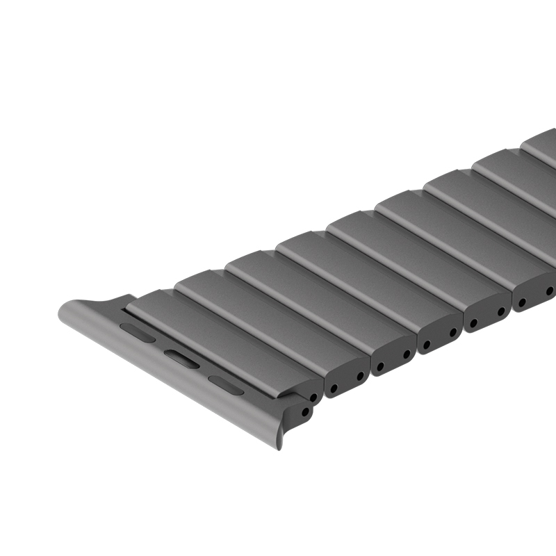 Bal-z Apple Watch Ultra 49mm Benks Aero Titan Serisi Titanyum Metal Kordon