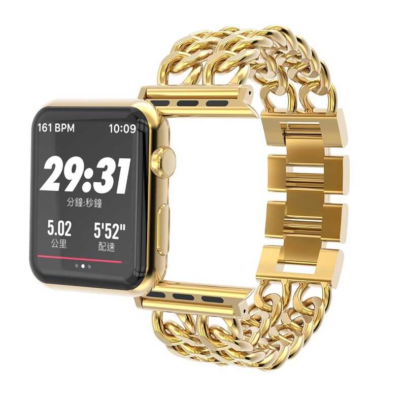 Bal-z ​​​Apple Watch Ultra 49mm Kordon Cowboy Metal Strap Kayış