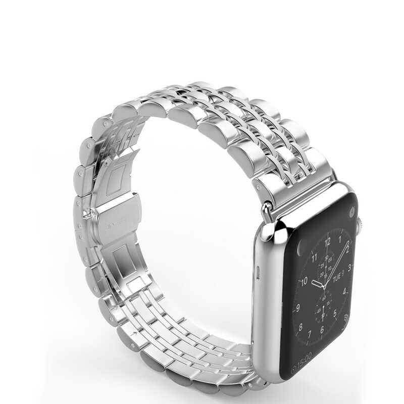 Bal-z Apple Watch Ultra 49mm Kordon KRD-14 Metal Strap Kayış