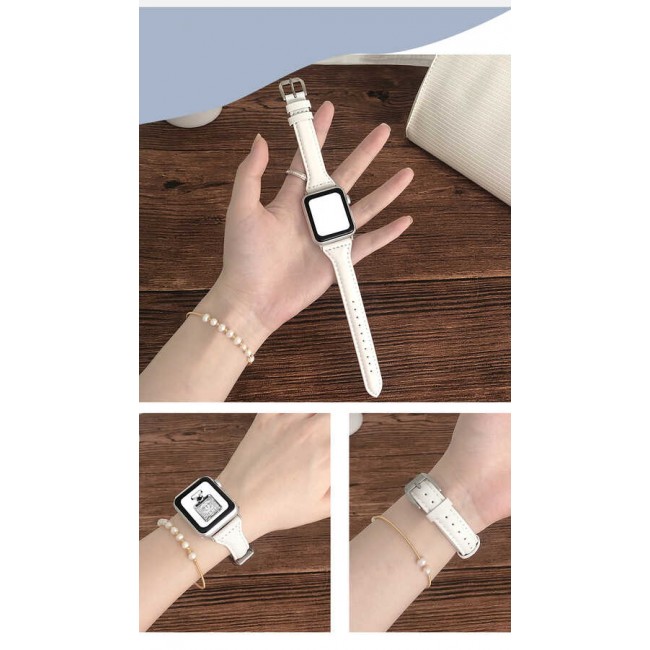 Apple Watch Ultra 49mm Kordon KRD-28 Deri Strap Kayış Apple Watch Ultra 49mm Kordon KRD-28 Deri Strap Kayış
