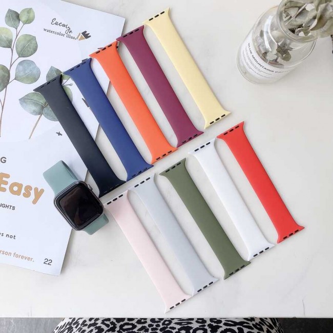 Apple Watch Ultra 49mm Kordon KRD-31 Solo Loop Medium Strap Kayış Apple Watch Ultra 49mm Kordon KRD-31 Solo Loop Medium Strap Kayış