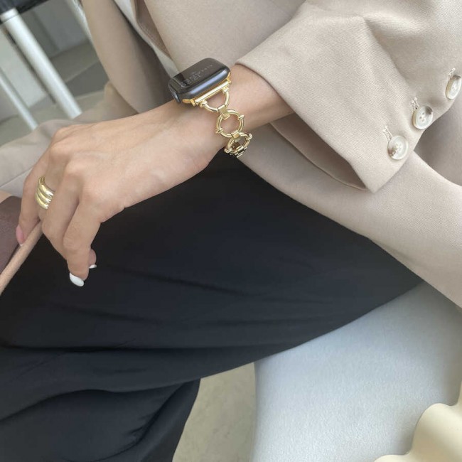Apple Watch Ultra 49mm Kordon KRD-56 Metal Strap Kayış Apple Watch Ultra 49mm Kordon KRD-56 Metal Strap Kayış