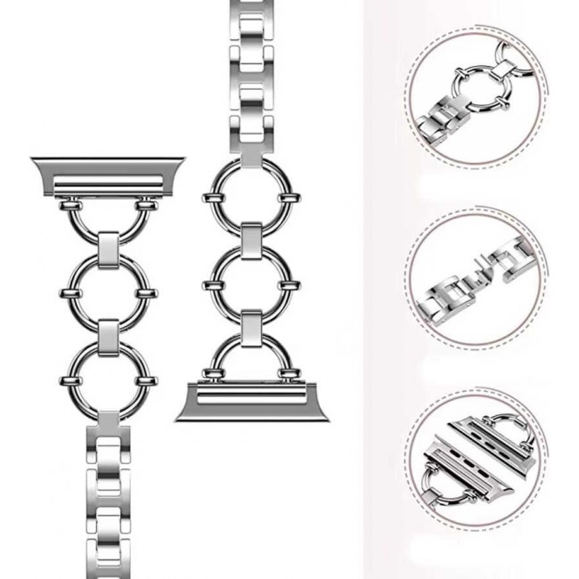Apple Watch Ultra 49mm Kordon KRD-56 Metal Strap Kayış Apple Watch Ultra 49mm Kordon KRD-56 Metal Strap Kayış