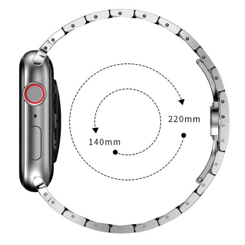 Bal-z ​​​Apple Watch Ultra 49mm Kordon KRD-63 Metal Strap Kayış
