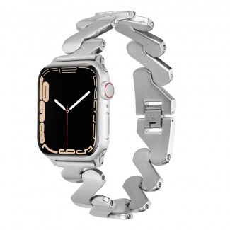 Apple Watch Ultra 49mm Kordon KRD-80 Metal Strap Kayış Apple Watch Ultra 49mm Kordon KRD-80 Metal Strap Kayış