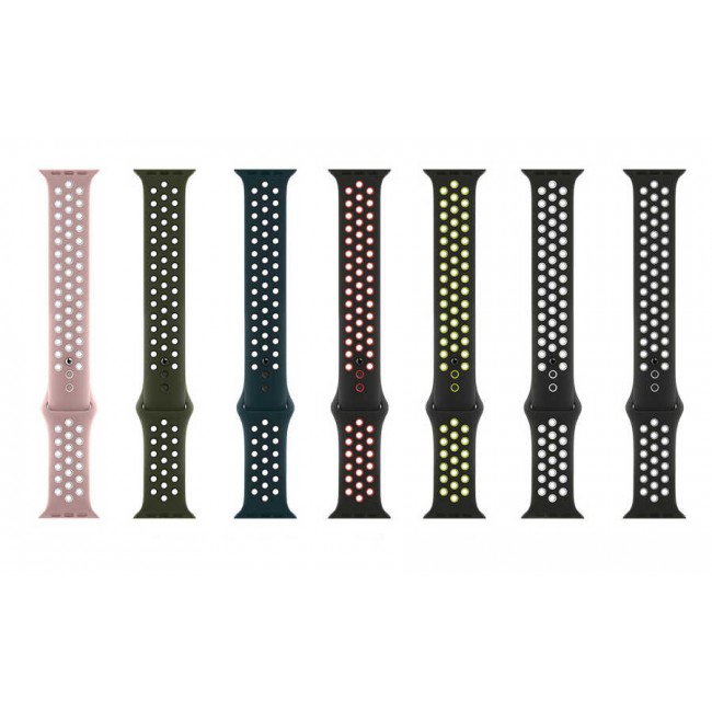 Apple Watch Ultra 49mm Kordon Wiwu Dual Color Sport Band Silikon Strap Kayış Apple Watch Ultra 49mm Kordon Wiwu Dual Color Sport Band Silikon Strap Kayış