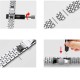 Apple Watch Ultra 49mm Kordon Wiwu Seven Beads Steel Belt Metal Strap Kayış Apple Watch Ultra 49mm Kordon Wiwu Seven Beads Steel Belt Metal Strap Kayış