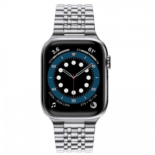 Apple Watch Ultra 49mm Kordon Wiwu Seven Beads Steel Belt Metal Strap Kayış Apple Watch Ultra 49mm Kordon Wiwu Seven Beads Steel Belt Metal Strap Kayış