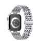 Apple Watch Ultra 49mm Kordon Wiwu Seven Beads Steel Belt Metal Strap Kayış Apple Watch Ultra 49mm Kordon Wiwu Seven Beads Steel Belt Metal Strap Kayış