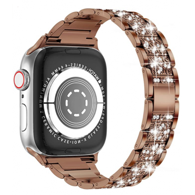 Apple Watch Ultra 49mm Kordon Wiwu Three Beads Set Auger Metal Strap Kayış Apple Watch Ultra 49mm Kordon Wiwu Three Beads Set Auger Metal Strap Kayış