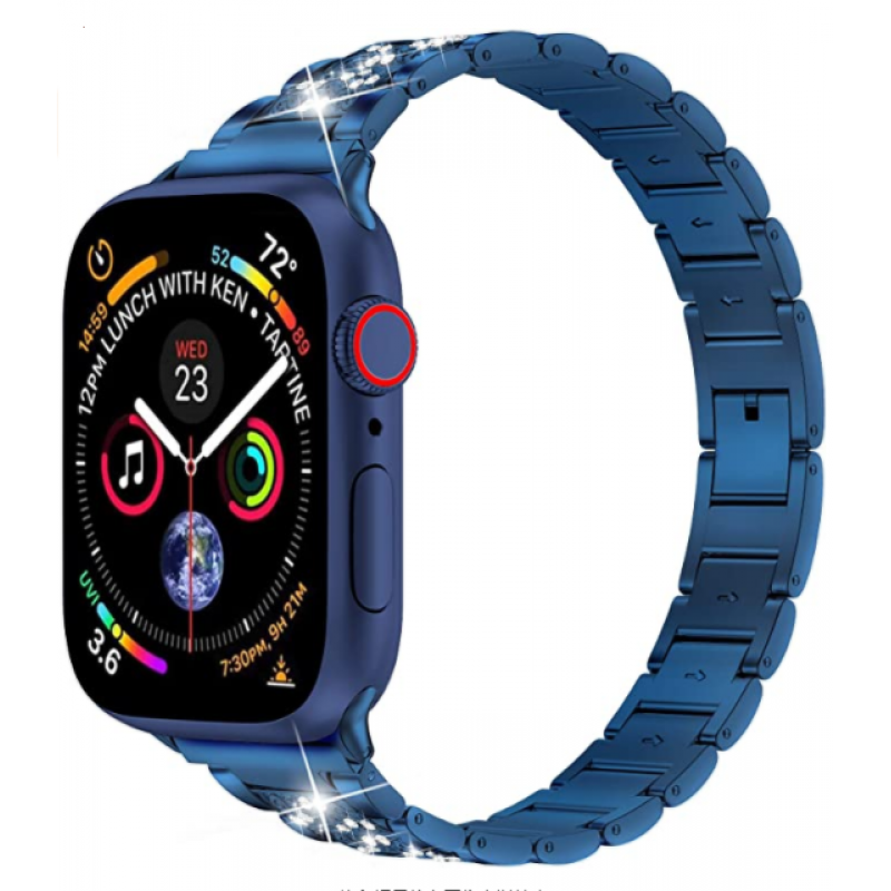 Bal-z Apple Watch Ultra 49mm Kordon Wiwu Three Beads Set Auger Metal Strap Kayış