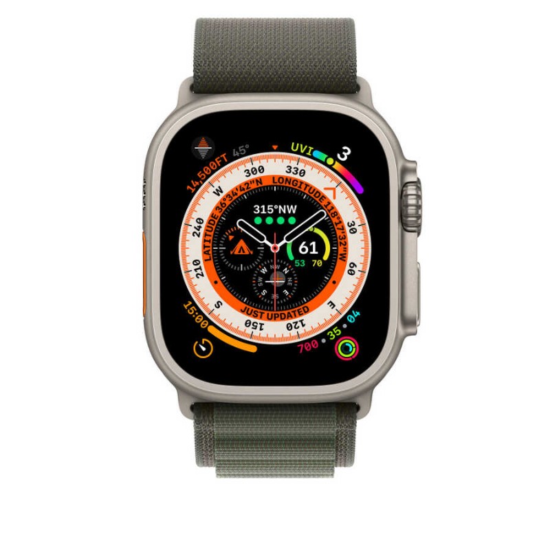 Bal-z Apple Watch Ultra 49mm Kordon Wiwu WU-01 Hasır Örgü Strap Kayış
