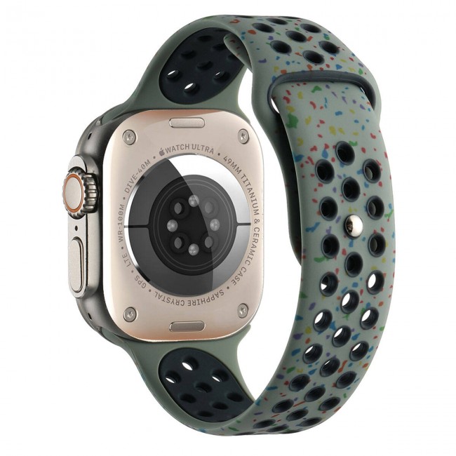 Apple Watch Ultra 49mm Kordon Yeni Seri 2023 KRD-02 Silikon Strap Kayış Apple Watch Ultra 49mm Kordon Yeni Seri 2023 KRD-02 Silikon Strap Kayış