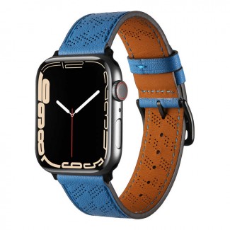 Apple Watch Ultra 49mm KRD-76 PU Deri Kordon Strap Kayış Apple Watch Ultra 49mm KRD-76 PU Deri Kordon Strap Kayış
