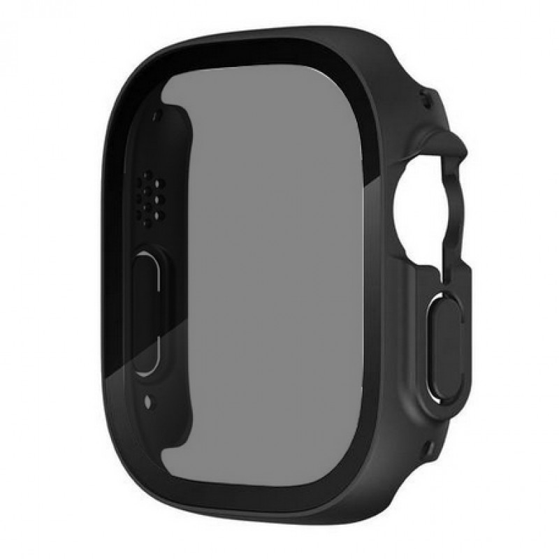 Bal-z Apple Watch Ultra 49mm Sert PC Kasa ve Privacy Ekran Koruyucu  Watch Gard 23