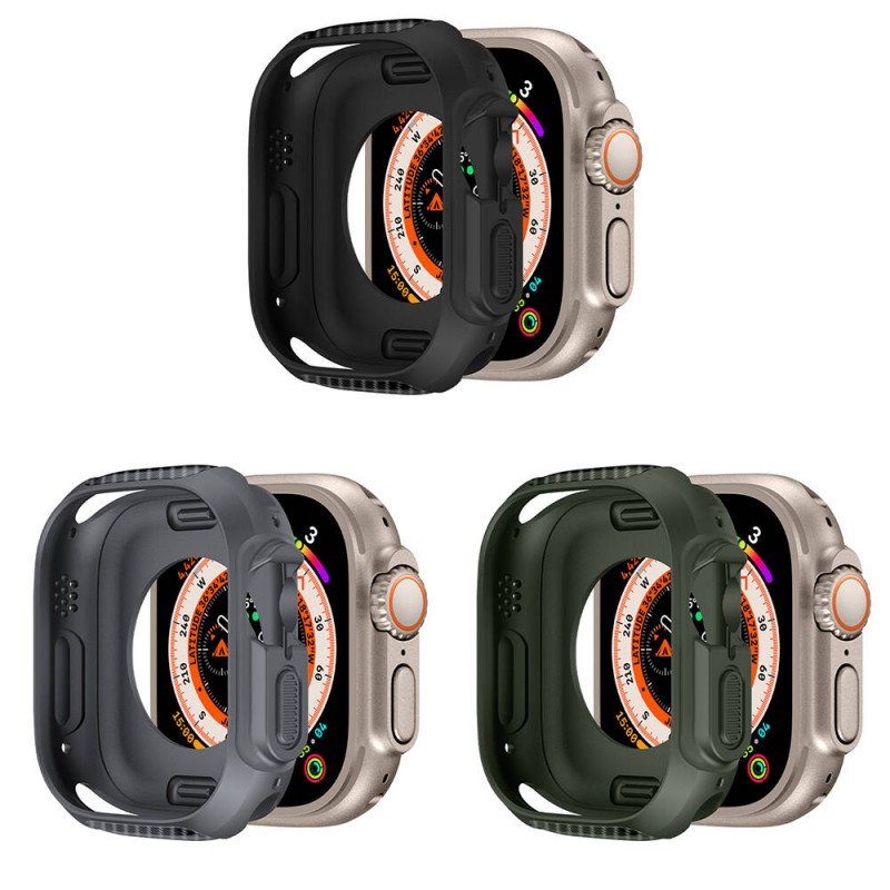 Bal-z Apple Watch Ultra 49mm Silikon TPU Kasa Koruyucu  Watch Gard 31