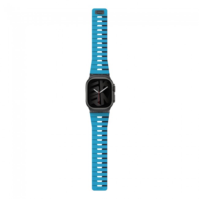 Apple Watch Ultra 49mm Skinarma Gemini Serisi TPU Magnetik Silikon Kordon Apple Watch Ultra 49mm Skinarma Gemini Serisi TPU Magnetik Silikon Kordon