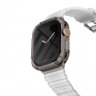 Apple Watch Ultra 49mm SkinArma Kurono Buzlu Tasarım Sert PC Kasa Koruyucu Apple Watch Ultra 49mm SkinArma Kurono Buzlu Tasarım Sert PC Kasa Koruyucu