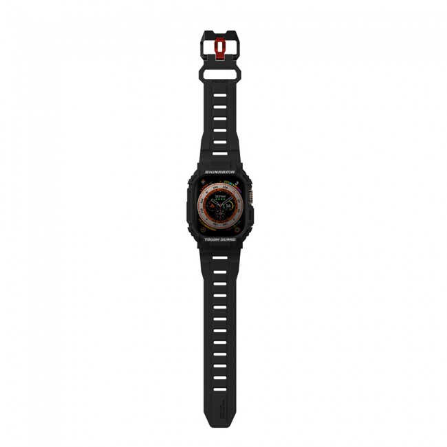 Apple Watch Ultra 49mm Skinarma Mecha 2in1 TPU Kasa Koruyucu + Silikon Kordon Apple Watch Ultra 49mm Skinarma Mecha 2in1 TPU Kasa Koruyucu + Silikon Kordon