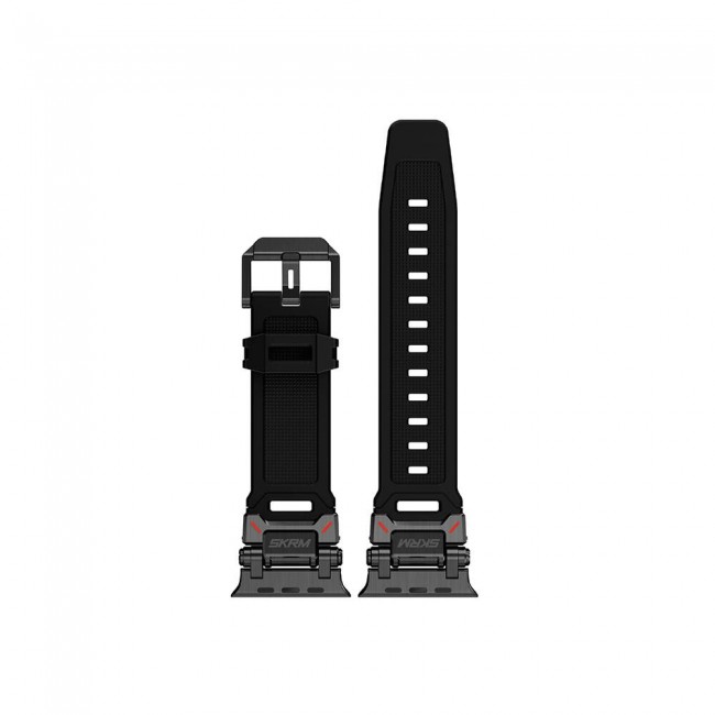 Apple Watch Ultra 49mm SkinArma Titon Serisi Hava Alabilen Delikli Silikon Kordon Apple Watch Ultra 49mm SkinArma Titon Serisi Hava Alabilen Delikli Silikon Kordon