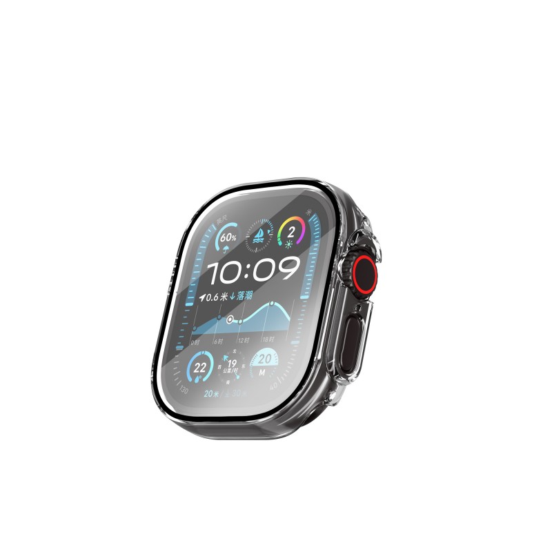 Bal-z Apple Watch Ultra 49mm Wiwu JD-108 Kasa Koruyucu + HD Ekran Koruyucu Film