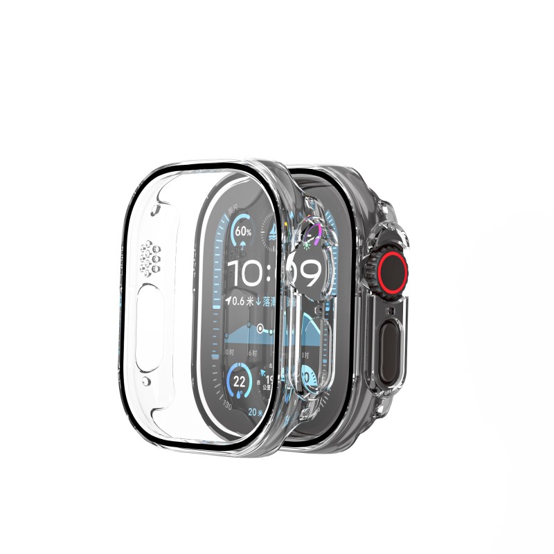 Bal-z Apple Watch Ultra 49mm Wiwu JD-108 Kasa Koruyucu + HD Ekran Koruyucu Film