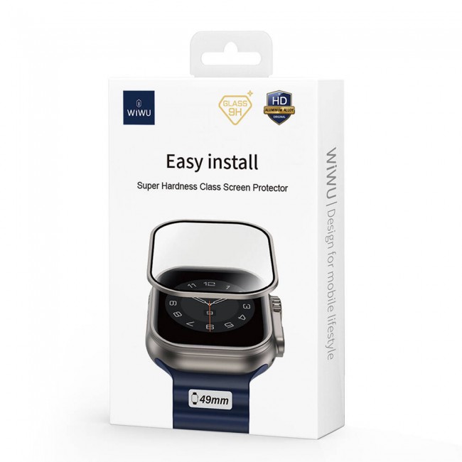 Apple Watch Ultra 49mm Wiwu Wi-JD106 Easy Install Akıllı Saat Temperli Cam Ekran Koruyucu Apple Watch Ultra 49mm Wiwu Wi-JD106 Easy Install Akıllı Saat Temperli Cam Ekran Koruyucu