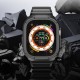 Apple Watch Ultra 49mm Wiwu Wi-WB014 Armor Serisi 2in1 Sert PC Kasa Koruyuculu Silikon Kordon Apple Watch Ultra 49mm Wiwu Wi-WB014 Armor Serisi 2in1 Sert PC Kasa Koruyuculu Silikon Kordon