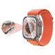 Apple Watch Ultra 49mm Zore ALM-01 Metal Çerçeveli Ekran Koruyucu