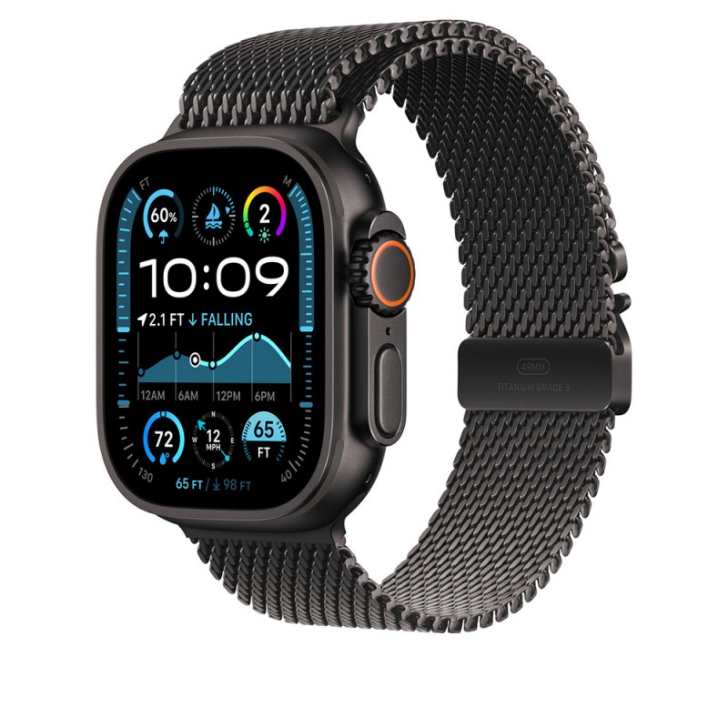 Bal-z Apple Watch Ultra 49mm  KRD-100 Titanyum Hasır Kordon