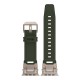 Apple Watch Ultra 49mm Zore KRD-101 Titanyum Metal Başlıklı Silikon Kordon Apple Watch Ultra 49mm Zore KRD-101 Titanyum Metal Başlıklı Silikon Kordon