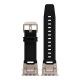 Apple Watch Ultra 49mm Zore KRD-101 Titanyum Metal Başlıklı Silikon Kordon Apple Watch Ultra 49mm Zore KRD-101 Titanyum Metal Başlıklı Silikon Kordon