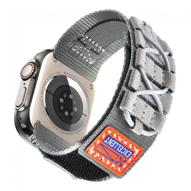 Apple Watch Ultra 49mm Zore KRD-112 Orbital Örgülü Halat Tasarımlı Naylon Kumaş Hasır Kordon Apple Watch Ultra 49mm Zore KRD-112 Orbital Örgülü Halat Tasarımlı Naylon Kumaş Hasır Kordon